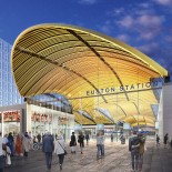 Article thumbnail: A computer generated image of artist impression issued by HS2 of the proposed HS2 station at Euston in London. PRESS ASSOCIATION Photo. Issue date: Tuesday September 8, 2015. The new Euston station, with eleven platforms for HS2, will provide high speed rail services from London to the Midlands, the North and Scotland, and be built in two stages to minimise disruption. See PA story RAIL Euston. Photo credit should read: Grimshaw Architects/PA Wire NOTE TO EDITORS: This handout photo may only be used in for editorial reporting purposes for the contemporaneous illustration of events, things or the people in the image or facts mentioned in the caption. Reuse of the picture may require further permission from the copyright holder.