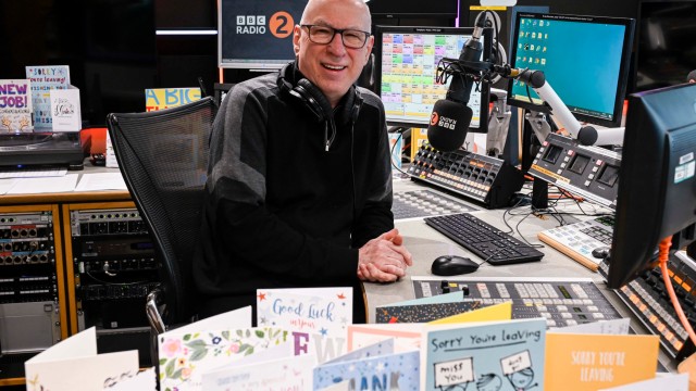 Article thumbnail: For use in UK, Ireland or Benelux countries only BBC handout photo of radio DJ Ken Bruce in his studio as he broadcasts his final Radio 2 show. The 72-year-old Scottish presenter who has regularly presented his mid-morning programme from 9.30am to midday for more than 30 years - previously revealed he was a "little surprised and disappointed" that his final show was brought forward to Friday by the BBC. Issue date: Friday March 3, 2023. PA Photo. See PA story Showbiz Bruce. Photo credit should read: BBC/PA Wire NOTE TO EDITORS: Not for use more than 21 days after issue. You may use this picture without charge only for the purpose of publicising or reporting on current BBC programming, personnel or other BBC output or activity within 21 days of issue. Any use after that time MUST be cleared through BBC Picture Publicity. Please credit the image to the BBC and any named photographer or independent programme maker, as described in the caption.