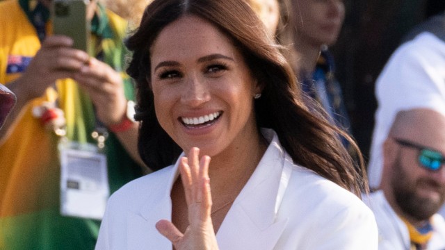 Article thumbnail: FILE - Meghan Markle, Duchess of Sussex, arrives at the Invictus Games venue in The Hague, Netherlands, Friday, April 15, 2022. Meghan will be in New York Tuesday, May 16, 2023, along with Black Voters Matter co-founder LaTosha Brown, to receive the Ms. Foundation???s Women of Vision Award, as the nation???s oldest women???s foundation marks its 50th anniversary. (AP Photo/Peter Dejong, File)
