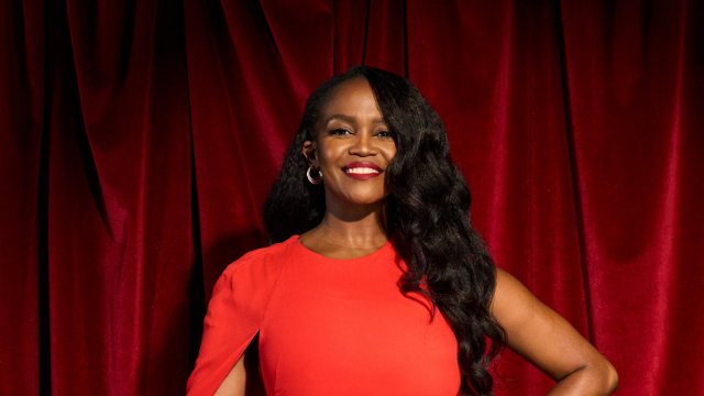 Article thumbnail: MANCHESTER, UNITED KINGDOM - MARCH 2023: Oti Mabuse poses during the Red Nose Day night of TV for Comic Relief on March 17, 2023 in Manchester, England. (Photo by Rachel Joseph/Comic Relief via Getty Images)