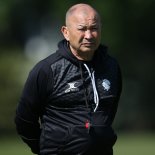 Article thumbnail: LONDON, ENGLAND - MAY 24: Barbarians Head Coach, Eddie Jones looks on during the Barbarians training session at Latymer School on May 24, 2023 in London, England. The Barbarians will play against a World XV at Twickenham on Sunday May 28. (Photo by Steve Bardens/Getty Images for Barbarians)