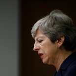 Article thumbnail: LONDON, UNITED KINGDOM ??? JULY 17: Britain's Prime Minister Theresa May speaks at Chatham House on July 17, 2019 in London, England. The outgoing Prime Minister warned that there were ???grounds for serious concern??? in both domestic and international politics and called for politics based on compromise, during what is expected to be her last major speech as UK Prime Minister. (Photo by Henry Nicholls/WPA Pool/Getty Images)