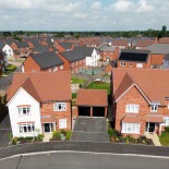 Article thumbnail: CREWE, ENGLAND - JUNE 22: An aerial view of new houses are seen on a construction development on June 22, 2023 in Crewe, England. The Bank of England has increased the base rate to 5% today, the highest rate since 2008. (Photo by Christopher Furlong/Getty Images)