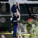 Article thumbnail: President Joe Biden steps off of Marine One as he arrives at Winfield House, the residence of the U.S. Ambassador to the United Kingdom where he is staying, in London, Sunday, July 9, 2023. Biden is making a brief stop to visit King Charles III before heading to Lithuania to attend the NATO Summit. (AP Photo/Susan Walsh)